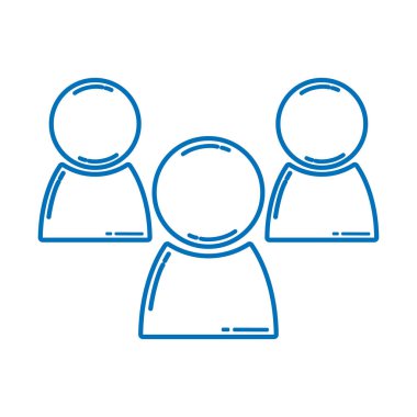 Grup insanların web simgesi