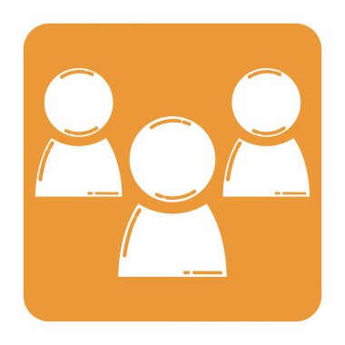 Grup insanların web simgesi