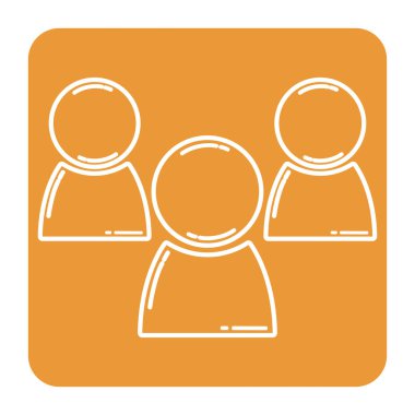 Grup insanların web simgesi