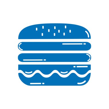 lezzetli burger simgesi