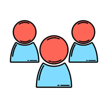 Grup insanların web simgesi