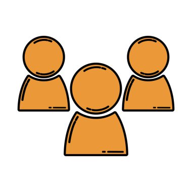 Grup insanların web simgesi