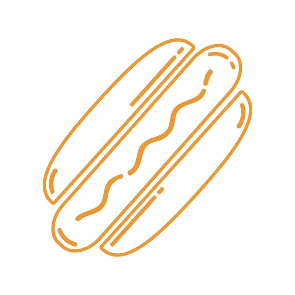 Icona degli hot-dog — Vettoriale Stock