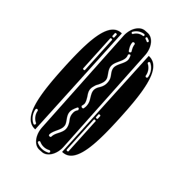 Hotdog pictogram — Stockvector