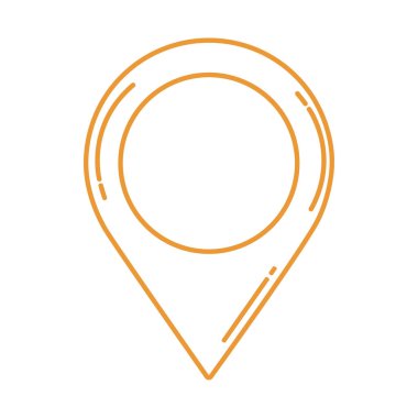 basit harita konumu simgesi