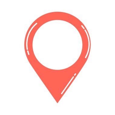 basit harita konumu simgesi