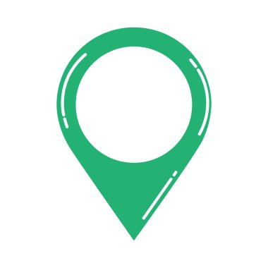 basit harita konumu simgesi