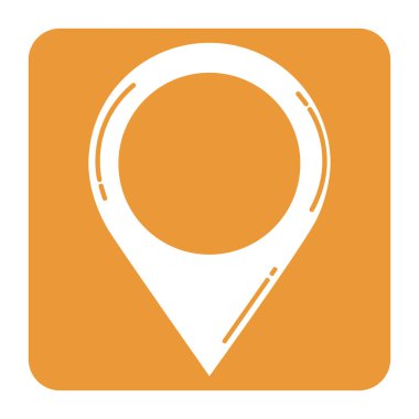 basit harita konumu simgesi