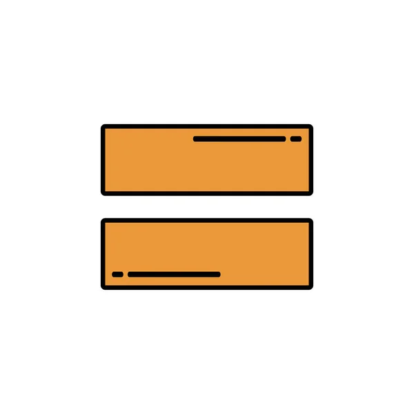 Lika enkelt med ikonen — Stock vektor
