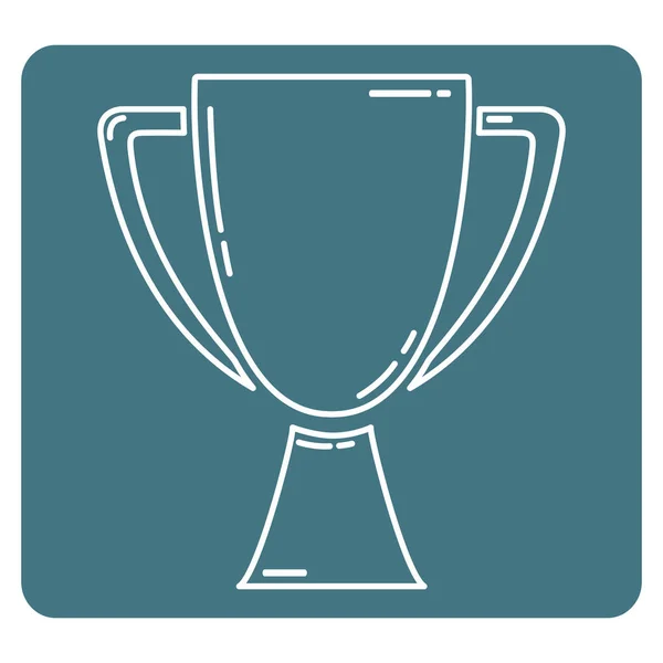 Trófea kupa ikon — Stock Vector