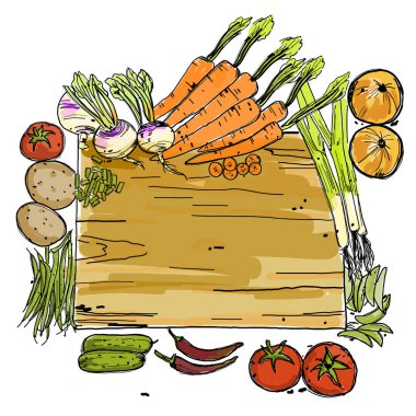 El yapımı sebzeler