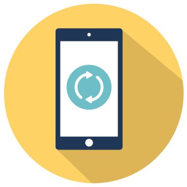 düz Smartphone simgesi 