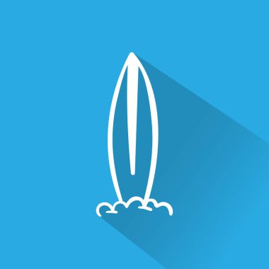 Düz seyahat simgesi