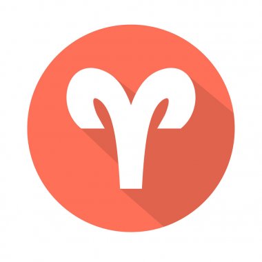 Renkli astrolojik simgesini