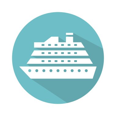 Düz seyahat simgesi