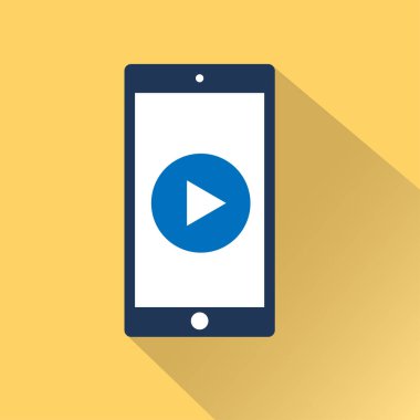 düz Smartphone simgesi 