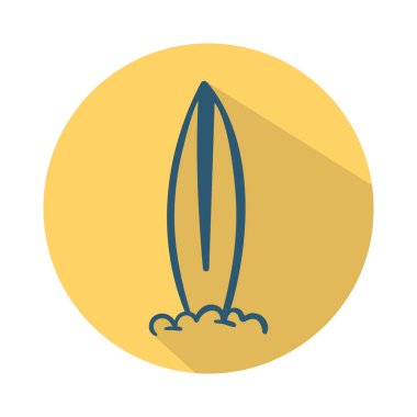 Düz seyahat simgesi