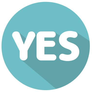 Yuvarlak beyaz harflerle 