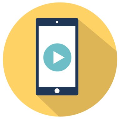 düz Smartphone simgesi 