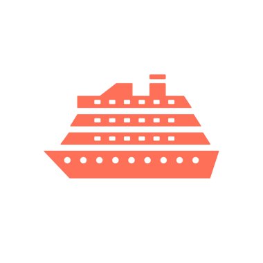 Düz seyahat simgesi