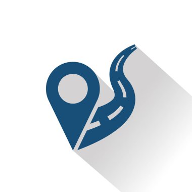 Mavi seyahat etmek simge