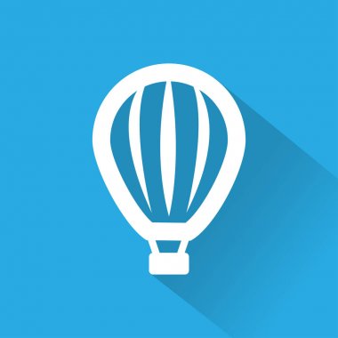 Düz seyahat simgesi