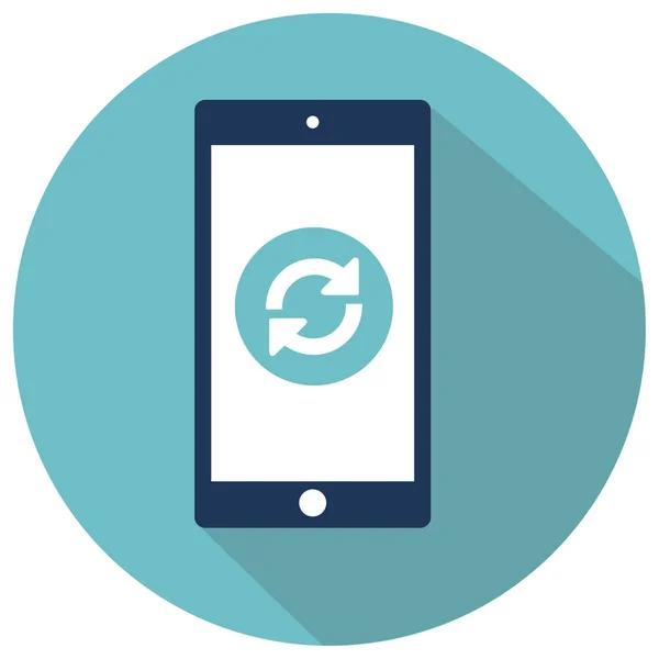 Flaches Smartphone-Symbol — Stockvektor