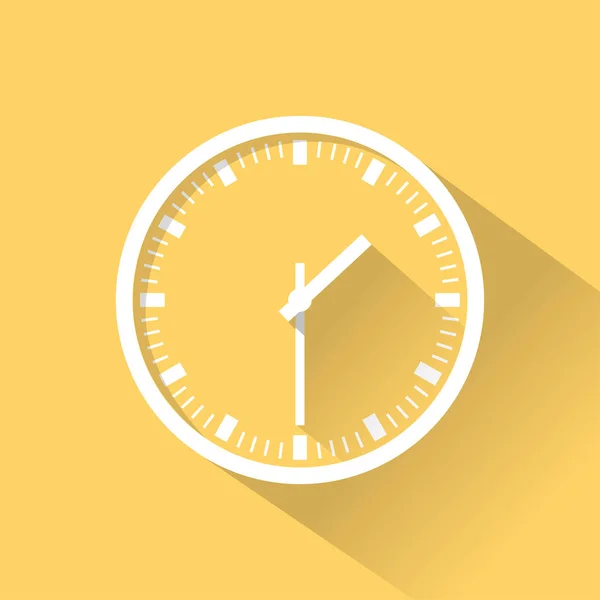 Clock flat icon — Stock Vector