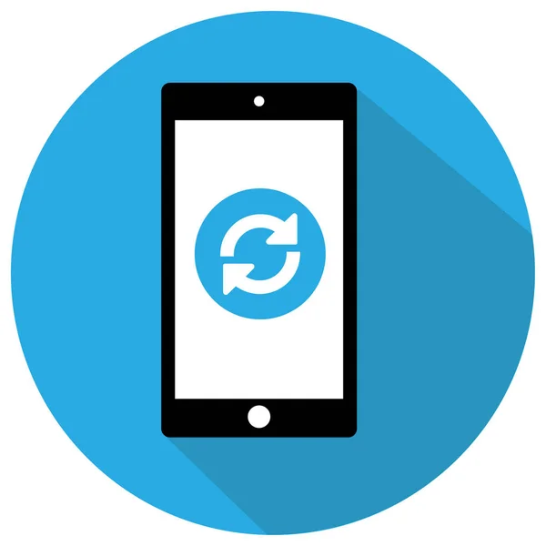 Flaches Smartphone-Symbol — Stockvektor