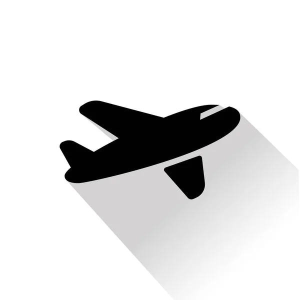 Black travel icon — Stock Vector