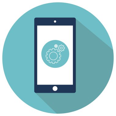 düz Smartphone simgesi 