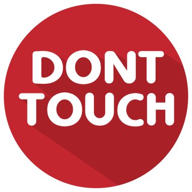 Yuvarlak beyaz harflerle 