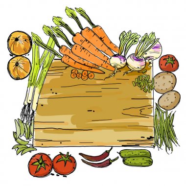 El yapımı sebzeler