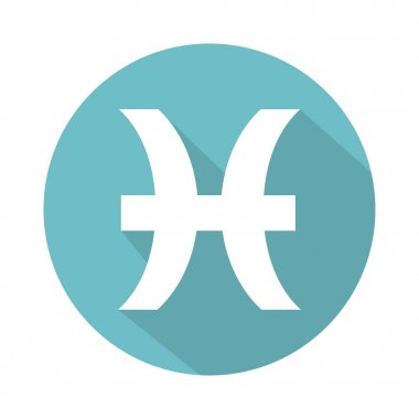 Renkli astrolojik simgesini