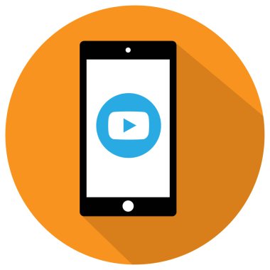 düz Smartphone simgesi 