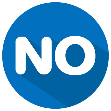 Yuvarlak beyaz harflerle 