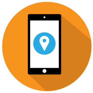 düz Smartphone simgesi 