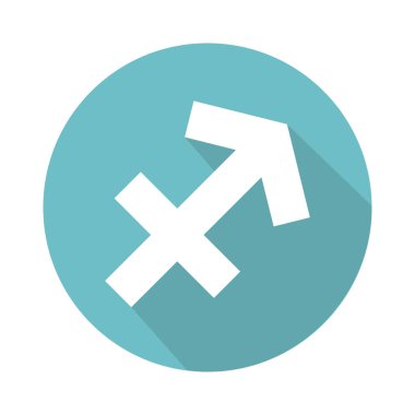 Renkli astrolojik simgesini