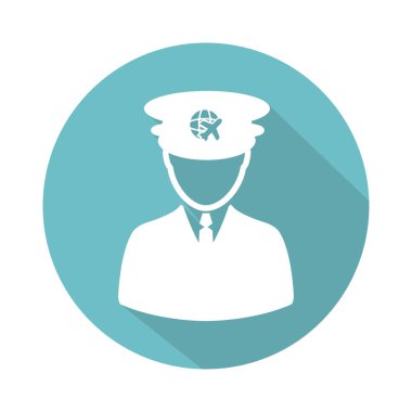 Düz seyahat simgesi