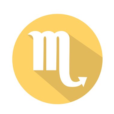 Renkli astrolojik simgesini