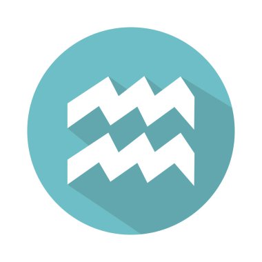 Renkli astrolojik simgesini