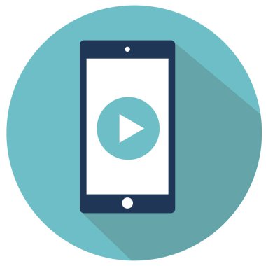 düz Smartphone simgesi 