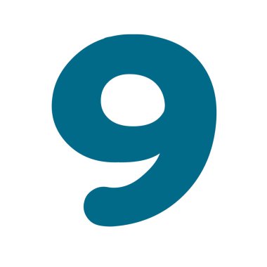 Mavi yazı tipi şablonu