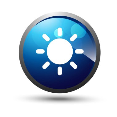 Mavi seyahat etmek simge veya düğme