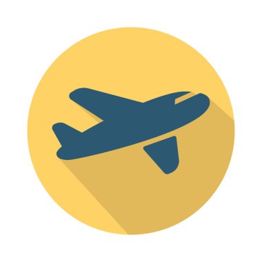 Düz seyahat simgesi