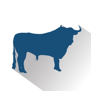 Mavi hayvan kutsal kişilerin resmi