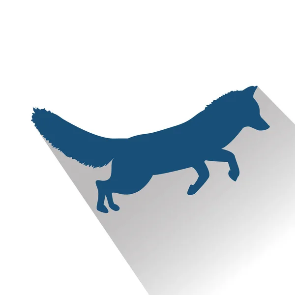 动物的蓝色图标 — 图库矢量图片