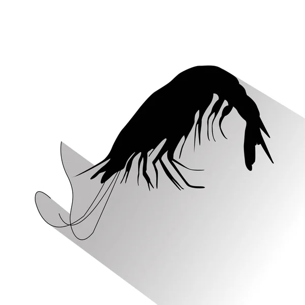 黒い動物アイコン — ストックベクタ
