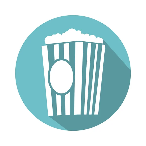 Icono plano de cine — Vector de stock