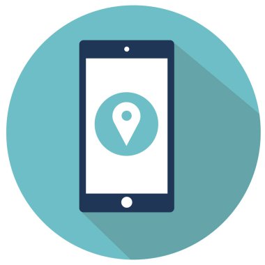 düz Smartphone simgesi 